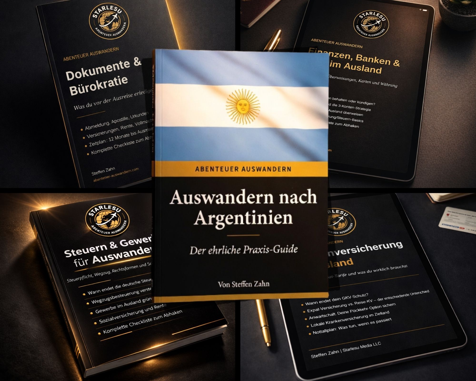 Komplett-Paket: Alle 5 Guides für die Auswanderung nach Argentinien